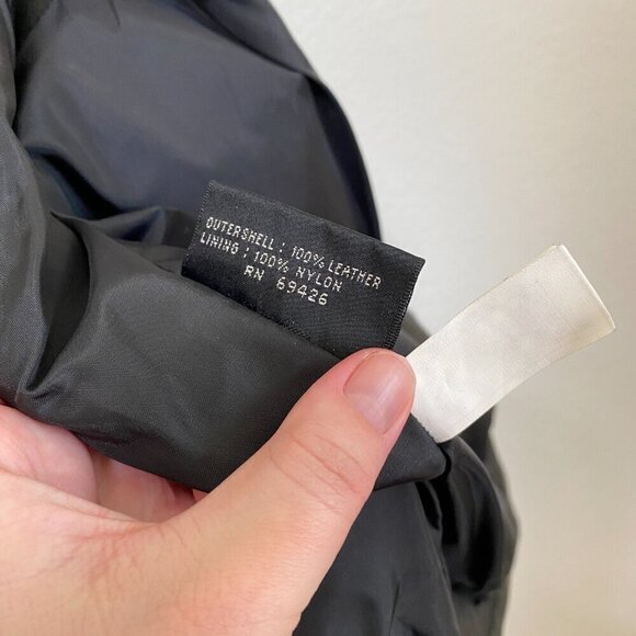 Vintage Wilson's Genuine Leather Black Vest Size XL - Picture 6 of 7